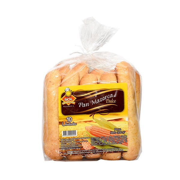 pan mazorca sol de oriente 10u 300g